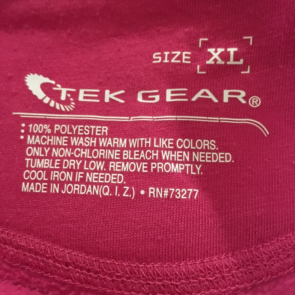 Tek Gear athletic fushia fleece